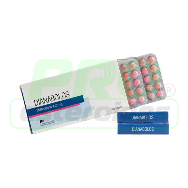 Dianabolos 25 mg (100 comprimidos) Pharmacom Labs