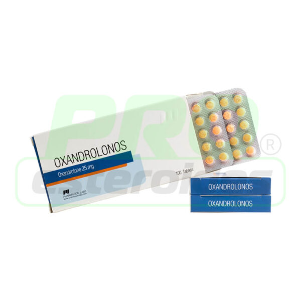 Oxandrolonos 25 mg (100 comprimidos) Pharmacom Labs